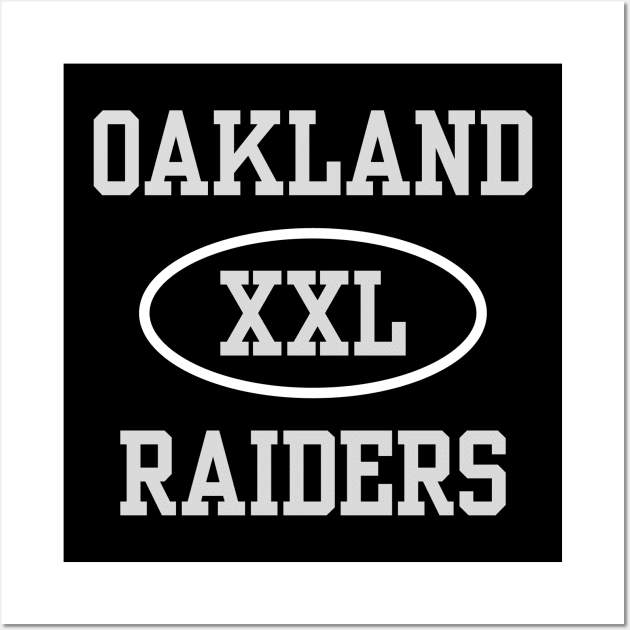 OAKLAND RAIDERS XXL Wall Art by capognad